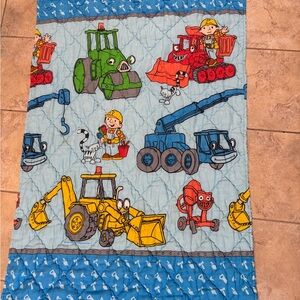 Vintage Bob the builder blanket